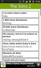 [Cheats-Android] Les Sims