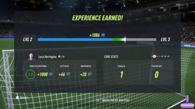FIFA 22 : comment gagner de l'XP et monter de niveau dans les clubs professionnels