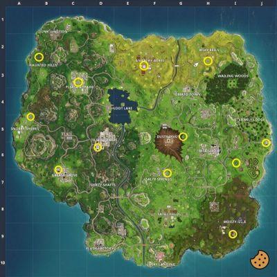 Fortnite Guide: Where to find FORTNITE letters