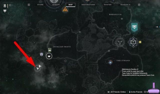 Trace the Stars - Destiny 2 - Tous les emplacements de l'Atlas Skew Semaine 1 Cliffside, Cave, Alcove, Orrery, Island