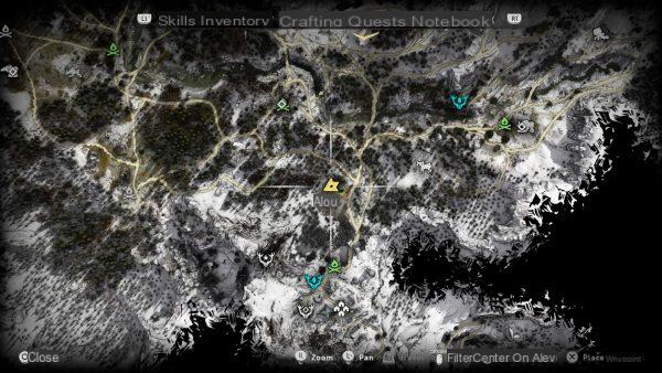 Horizon Zero Dawn - The Frozen Wilds Guide: Where to find all the pigments