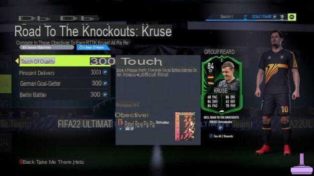 FIFA 22: Venez compléter la sfida UCL Road to the Knockouts Max Kruse Objectives
