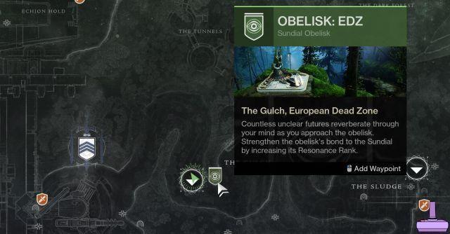 Como desbloquear o Obelisco EDZ e sua localização em Destiny 2