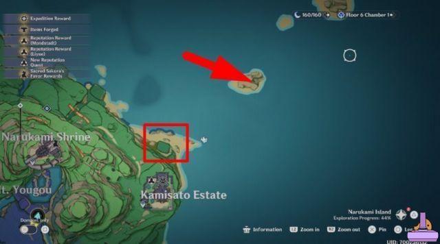 Guia Kamisato Estate Barrier - como chegar lá, soluções de quebra-cabeça - Genshin Impact