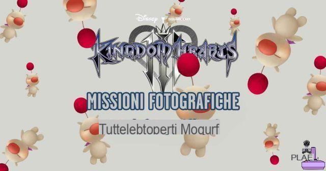 Kingdom Hearts III: Guia de missões fotográficas do Moogle