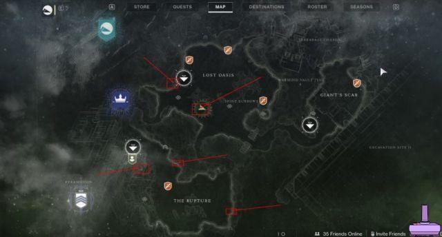 Todos os locais dos Shards of Calcified Light para a missão de crescimento em Destiny 2