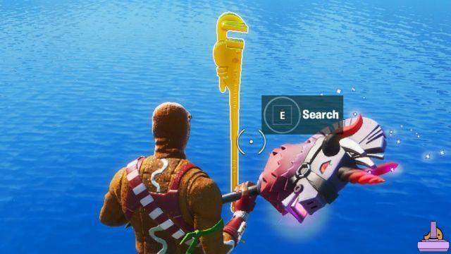 Fortnite: Find different golden pipe wrenches