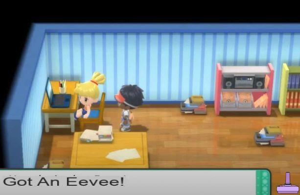 Localização do Pokemon BDSP Eevee, como evoluir, tipo e habilidade
