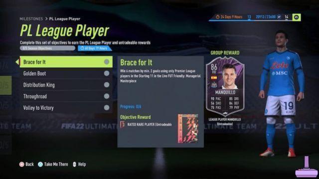 FIFA 22: How to Complete Manquillo League Premier League Player Objectives Challenge